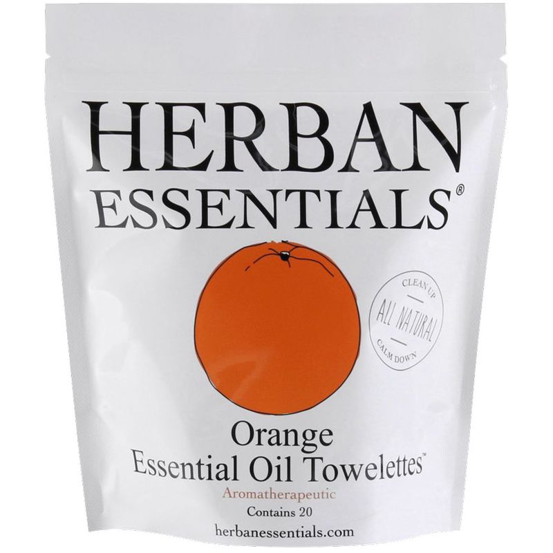 Herban Essentials Orange Towelettes (20 pcs)