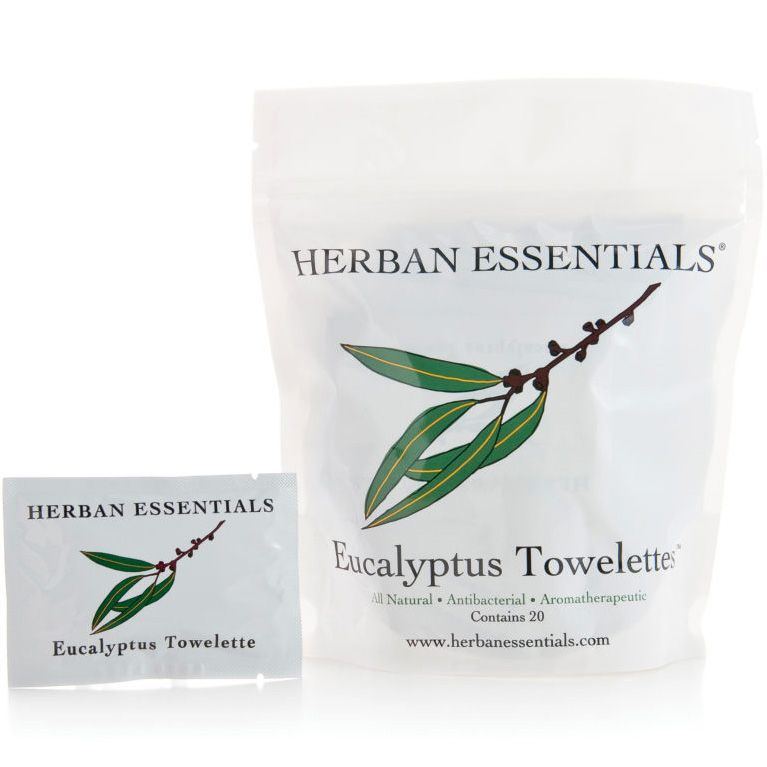 Herban Essentials Eucalyptus Towelettes (20 pcs)