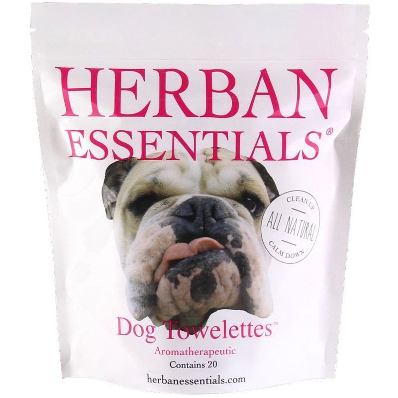 Herban Essentials Dog Towelettes (20 pcs)
