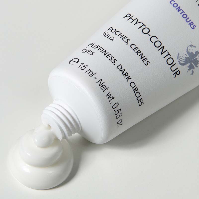 Yon-Ka Paris Phyto-Contour (15 ml) zoomed in showing cream from tube