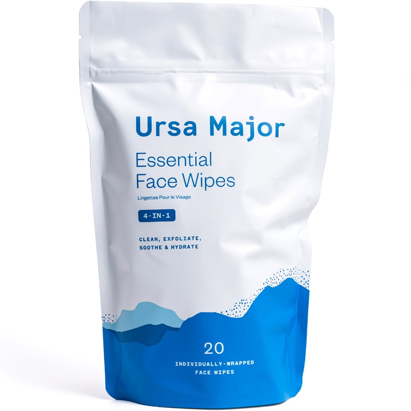 Ursa Major Essential Face Wipes 20 pcs bag