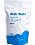 Ursa Major Essential Face Wipes 20 pcs bag