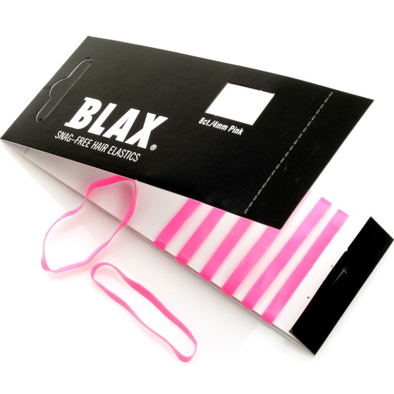 Blax + Smoothies 4mm PINK Hair Elastics (8 pc)