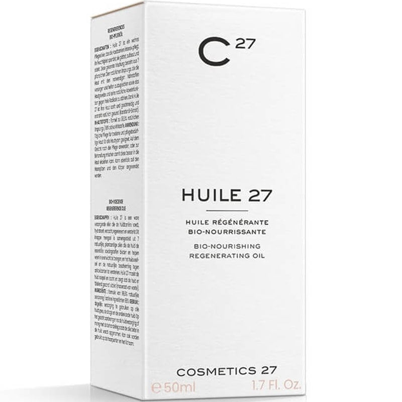 Cosmetics 27 Huile 27 box