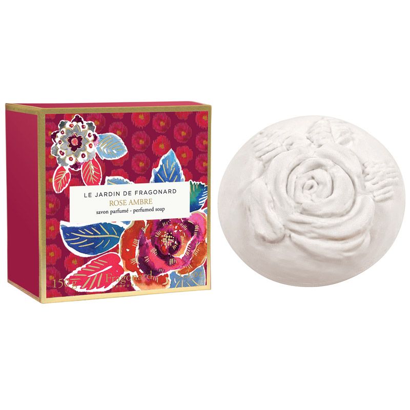 Fragonard Parfumeur Rose Ambre Perfumed Soap (150 g) with box
