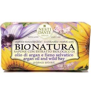 Nesti Dante Bio Natura Bar Soap (Argan Oil &amp; Wild Hay, 250 g)