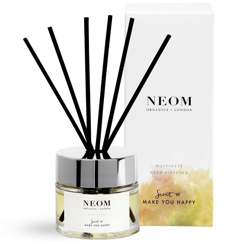 NEOM Organics Reed Diffuser - Happiness (3.38 oz) with box