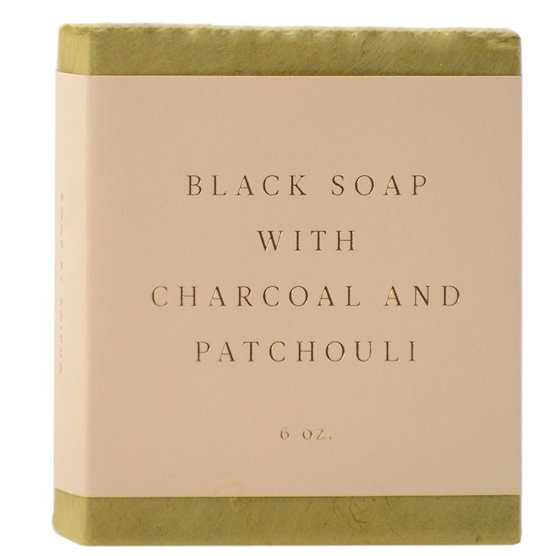 Saipua Soaps Black Soap with Charcoal and Patchouli