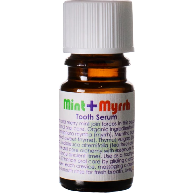 Living Libations Mint &amp; Myrrh Tooth Serum (5 ml)
