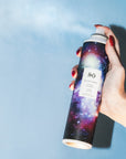 R+Co Outer Space Flexible Hairspray - 9.5 oz shown being sprayed