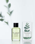 Olverum Bath Oil 125 ml with box and plant in background