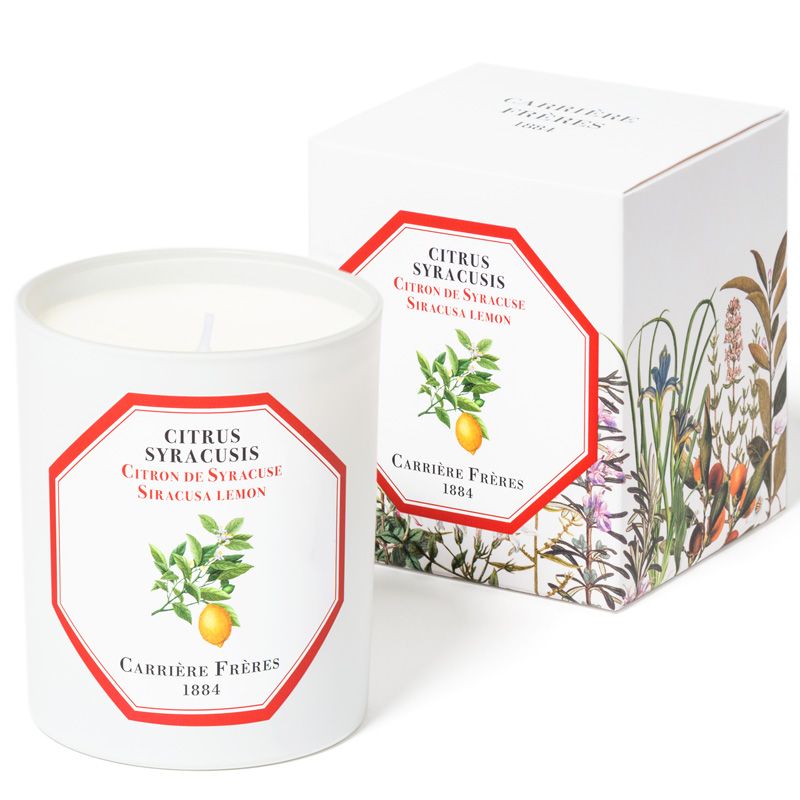 Carriere Freres Siracusa Lemon Candle  (185 g) with box