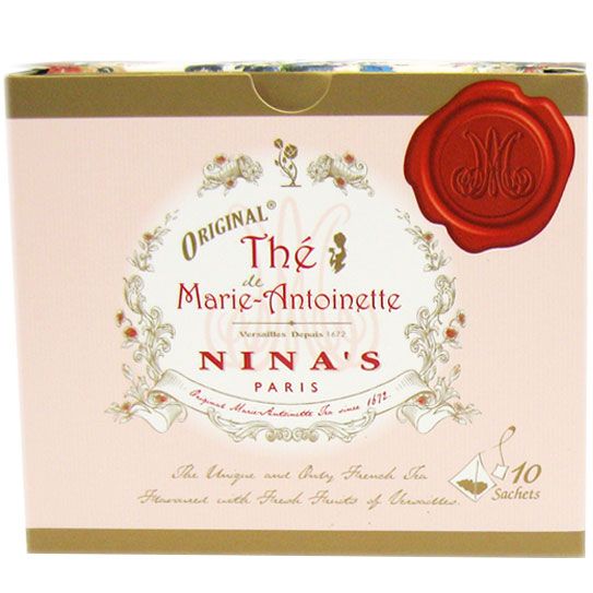 Nina&#39;s Paris Original Marie Antoinette Sachet Tea Box - 10 Count
