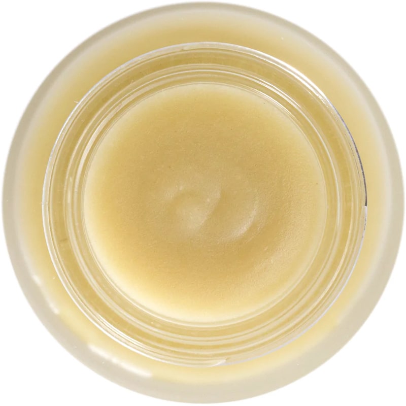 Living Libations Petal Underarm Charm Creme Deodorant (30 ml) top view jar open