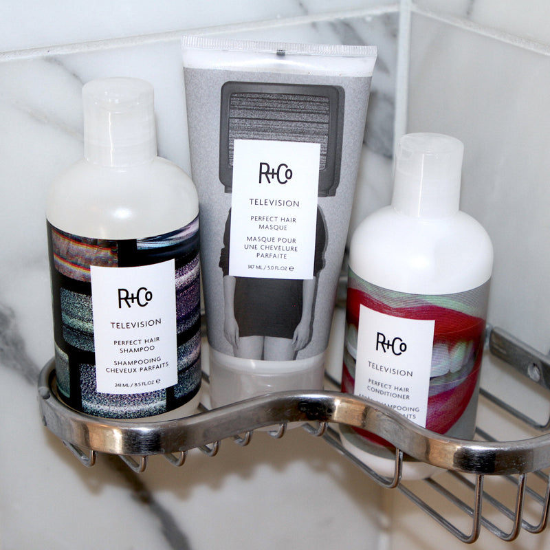 R+Co Television Perfect Hair Shampoo (8 oz), Conditioner (8 oz) and Masque (5 oz)