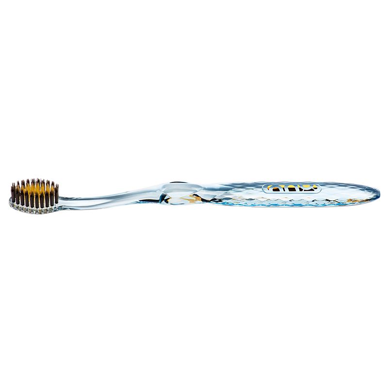Nano-b Gold & Charcoal Toothbrush (1 pc) blue