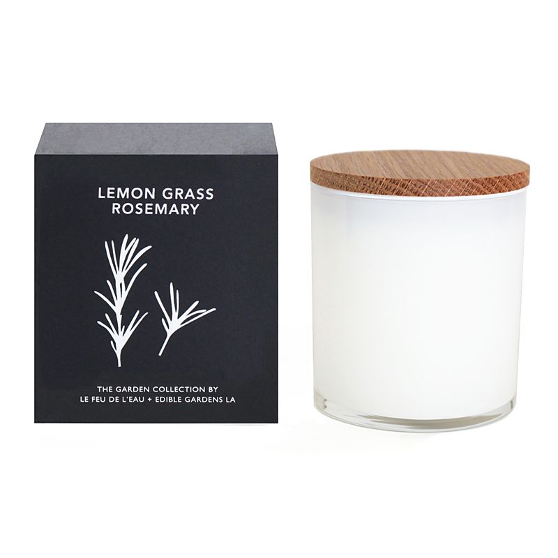 Le Feu de L'Eau Lemongrass Rosemary Candle (12 oz)