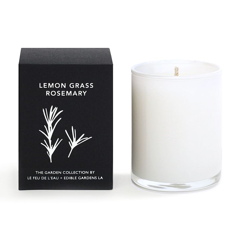 Le Feu de L&#39;Eau Lemongrass Rosemary Candle (2.85 oz)