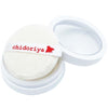 Chidoriya Kudzu Translucent Face Powder (7 g) with lid off to the side and showing puff applicator