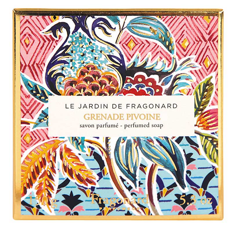 Fragonard Parfumeur Grenade Pivoine Dish &amp; Perfumed Soap box only