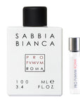 Profumum Roma Sabbia Bianca Eau de Parfum and travel size vial