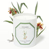 Carriere Freres Ginger Candle (185 g) with ginger illustration behind candle