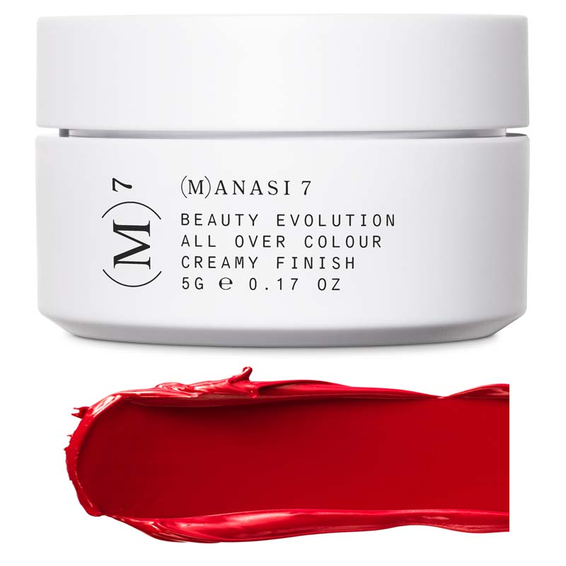 (M)ANASI 7 All Over Color Creamy Finish (5 g, Alizarin) with smear