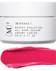 (M)ANASI 7 All Over Color Creamy Finish (5 g, Fuchsine) with smear