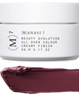 (M)ANASI 7 All Over Color Creamy Finish (5 g, Mangosteen) with smear
