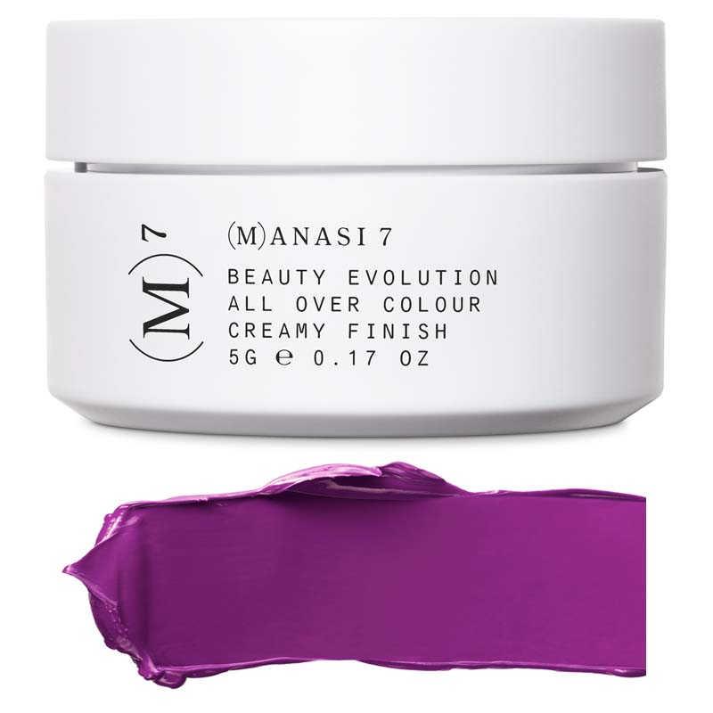 (M)ANASI 7 All Over Color Creamy Finish (5 g, Heliotrope) with smear