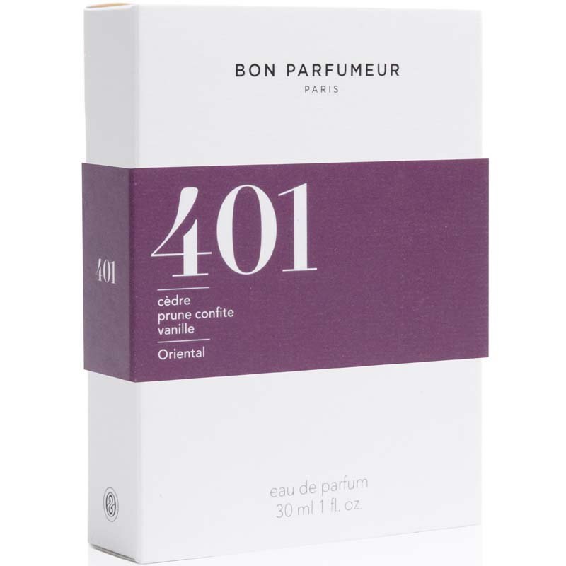 Bon Parfumeur Paris 401 Cedar Candied Plum Vanilla Eau de Parfum box only
