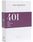 Bon Parfumeur Paris 401 Cedar Candied Plum Vanilla Eau de Parfum box only
