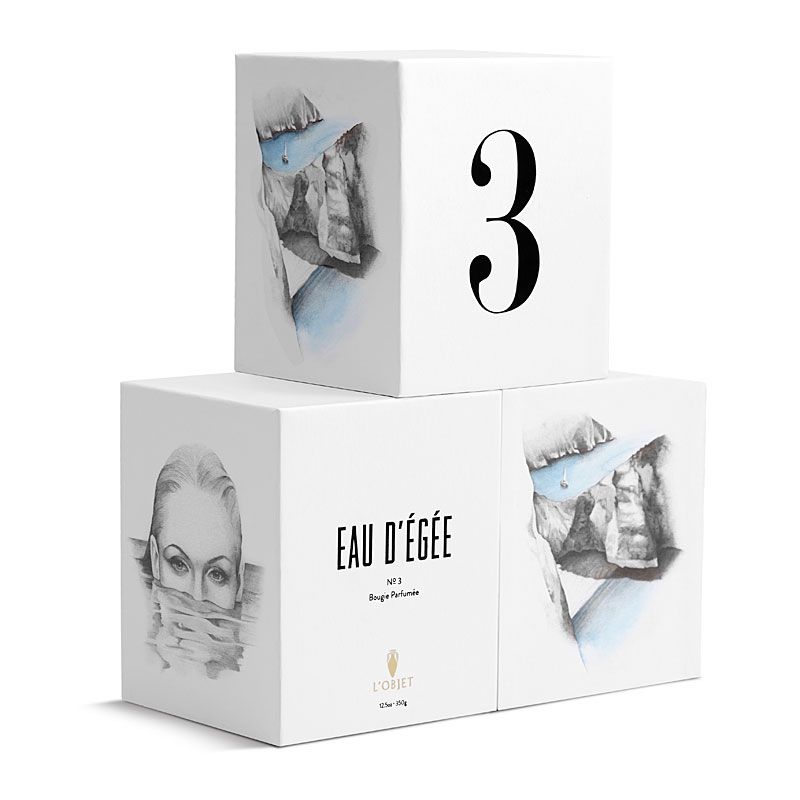 L'Objet Eau d'Egee No. 3 Candle boxes