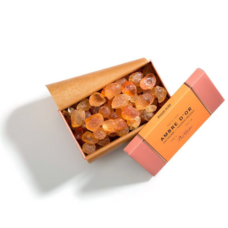 Bastide Ambre d&#39;Or Potpourri Crystals (700 g) open box