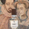 i Profumi di Firenze Chiara 41 Eau de Parfum bottle in front of Italian Royalty from the Renaissance period