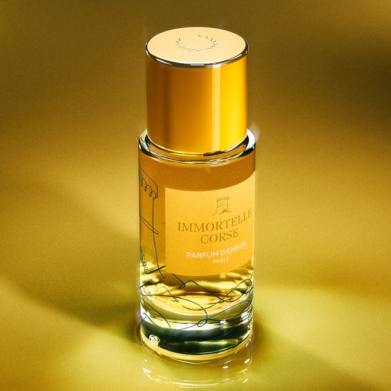 Lifestyle shot of Parfum D'Empire Immortelle Corse Extrait de Parfum (50 ml)
