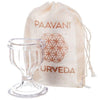 PAAVANI Ayurveda Glass Eye Wash Cup with pouch