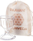 PAAVANI Ayurveda Glass Eye Wash Cup with pouch