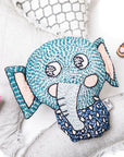 Malabar Baby Handmade Kantha Elephant Lovey lifestyle shot