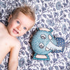 Malabar Baby Handmade Kantha Elephant Lovey with baby