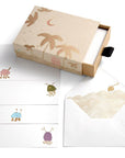 L'Objet Haas Stationery Box - showing box and different critter designs
