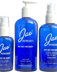 Jao Hand Refresher with all 3 sizes shown