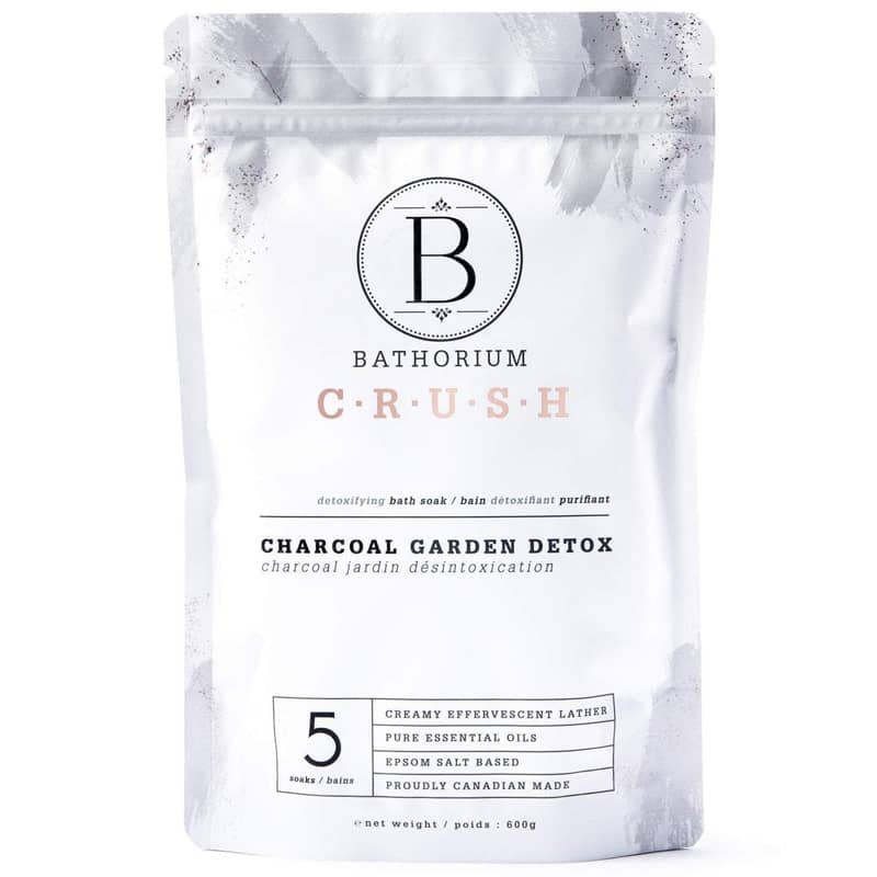 Bathorium Charcoal Garden Detox Crush Bath Soak (600 g)