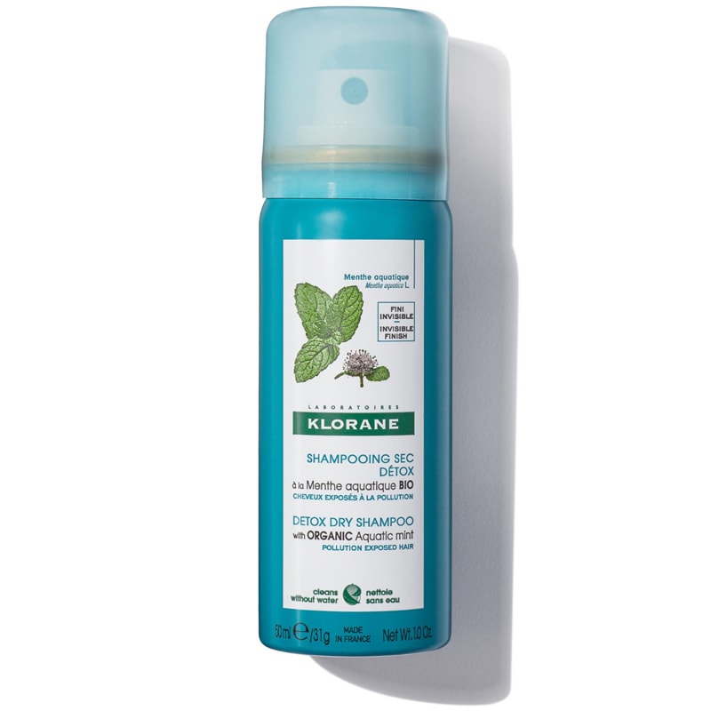 Klorane Anti-Pollution Detox Dry Shampoo with Aquatic Mint (1 oz)