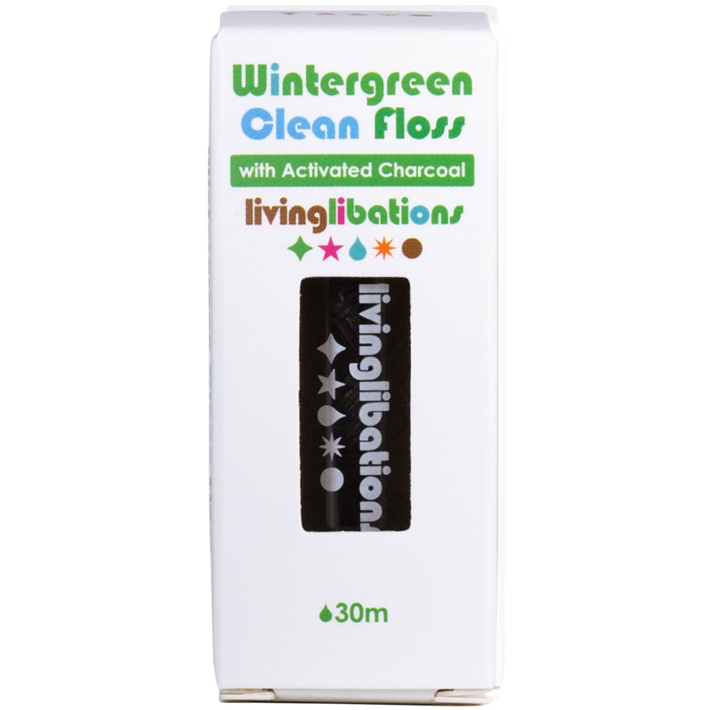Living Libations Wintergreen Clean Floss front of box