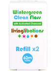 Living Libations Wintergreen Clean Floss (2 refills only) Dispenser not included