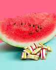 Sugarox Candy Studio Divine Watermelon Tamalitoz - picture of watermelon with candy in front (watermelon not included)