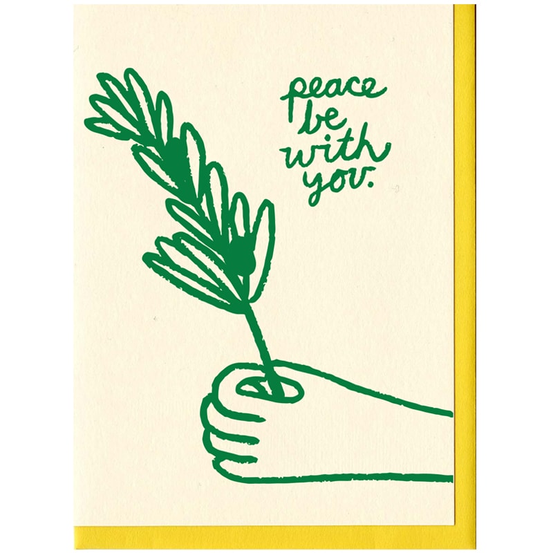 People I&#39;ve Loved Peace Be With You Card (1 card + envelope)