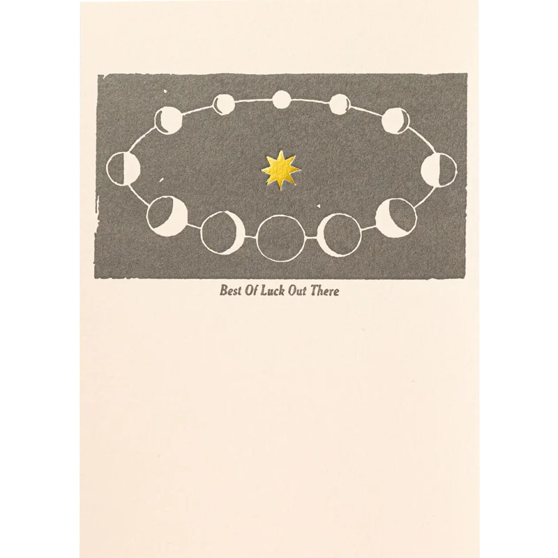Archivist Best of Luck Out There Greeting Card (1 pc)