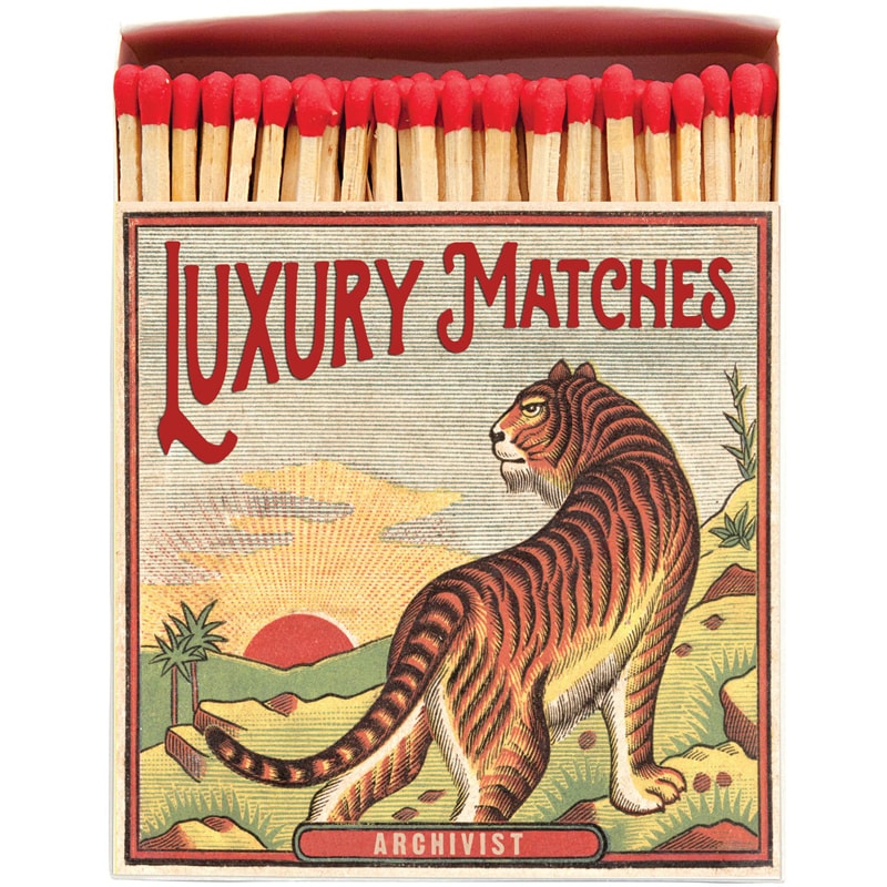 Archivist Tiger Matchbox (125 pcs)